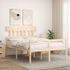 vidaXL Lit pour personne &acirc;g&eacute;e sans matelas 120x200 cm bois massif