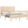 vidaXL Cadre de lit sans matelas 140x190 cm bois massif