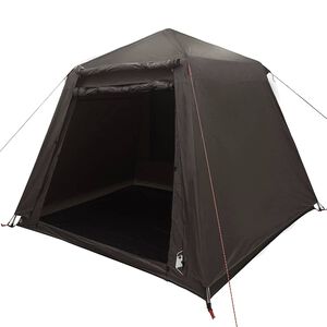 vidaXL Tente de p&ecirc;che 4 personnes marron lib&eacute;ration rapide