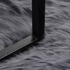 vidaXL Tapis en fausse Tafalla Anthracite 60 x 90 cm Polyester