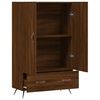 vidaXL Buffet haut ch&ecirc;ne marron 69,5x31x115 cm bois d'ing&eacute;nierie
