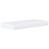 vidaXL Matelas en mousse blanc 90x210 cm dureté H2 H3