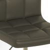 vidaXL Chaise pivotante de bureau Marron Similicuir
