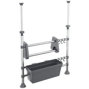 vidaXL Organisateur de cuisine r&eacute;glable Aluminium