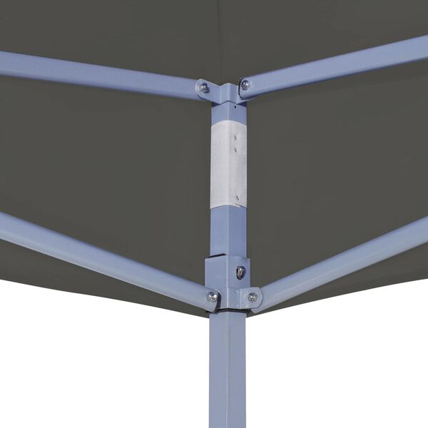 vidaXL Tente de r&eacute;ception escamotable 3 x 3 m Anthracite