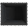vidaXL Jardini&egrave;re noir 36x30x32 cm r&eacute;sine tress&eacute;e