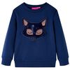 Sweatshirt pour enfants bleu marine 116