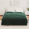 vidaXL Couverture en fausse anti-d&eacute;rapante Olite 4 pcs Vert fonc&eacute;