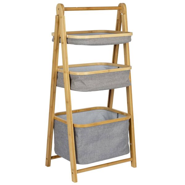 Bo-Camp Armoire pliable avec panier Bayswater Bambou