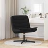 vidaXL Chaise pivotante Noir 63 x 75 x 76 cm tissu
