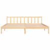 vidaXL Cadre de lit sans matelas bois massif 200x200 cm