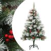 vidaXL Sapin de No&euml;l artificiel avec pommes de pin et baies 150 cm