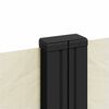 vidaXL Auvent lat&eacute;ral r&eacute;tractable cr&egrave;me 120x600 cm