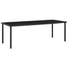 vidaXL Mobilier de salle &agrave; manger d'ext&eacute;rieur 11 pcs Acier