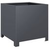 vidaXL Jardini&egrave;res 2 pcs anthracite 40x40x40 cm acier