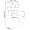 vidaXL Chaise de relaxation Noir Velours