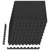 vidaXL Tapis de sol de piscine 24 pcs Noir 8,64 m&sup2; Mousse EVA