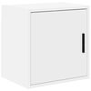 vidaXL Armoires de garage 2 pcs blanc bois d'ing&eacute;nierie