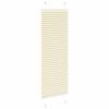 vidaXL Store pliss&eacute; cr&egrave;me 40x150 cm largeur du tissu 39,4 cm polyester