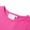 T-shirt pour enfants &agrave; mancherons rose fonc&eacute; 92