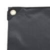 vidaXL B&acirc;che noir 5x5 m 650 g/m&sup2;