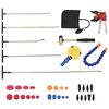 vidaXL Kit de r&eacute;paration de bosses 37 pcs Acier inoxydable