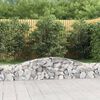 vidaXL Paniers &agrave; gabions arqu&eacute;s 5 pcs 400x30x40/60 cm Fer galvanis&eacute;