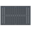 vidaXL Ensemble de salle &agrave; manger pour jardin 9 pcs Noir polyrotin