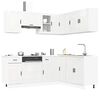 vidaXL Ensemble d'armoires de cuisine 11 pcs Porto bois d'ing&eacute;nierie