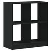 vidaXL Biblioth&egrave;que noir 68,5x32x75 cm bois d'ing&eacute;nierie