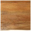 vidaXL Dessus de table &agrave; bord vivant 80x80x3,8 cm bois massif manguier