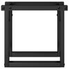 vidaXL Pieds de table basse cadre en O 40x40x33 cm acier