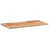 vidaXL Dessus de table rectangulaire 100x40x2 cm bois massif d'acacia