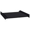 vidaXL &Eacute;tag&egrave;re interm&eacute;diaire pour machine &agrave; laver Noir 60 x 60 x 8 cm