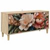 vidaXL Meuble TV BORNE 102 x 33 x 50 cm Sonoma Bois d'ing&eacute;nierie