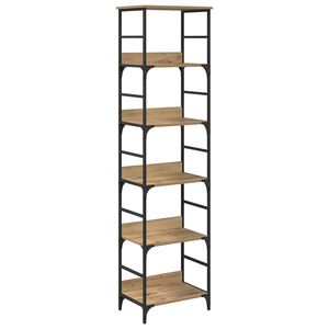 vidaXL &Eacute;tag&egrave;re 5 niveaux 50 x 33 x 188,5 cm Bois d'ing&eacute;nierie