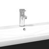 vidaXL Armoire lavabo de salle de bain avec bassin int&eacute;gr&eacute; noir