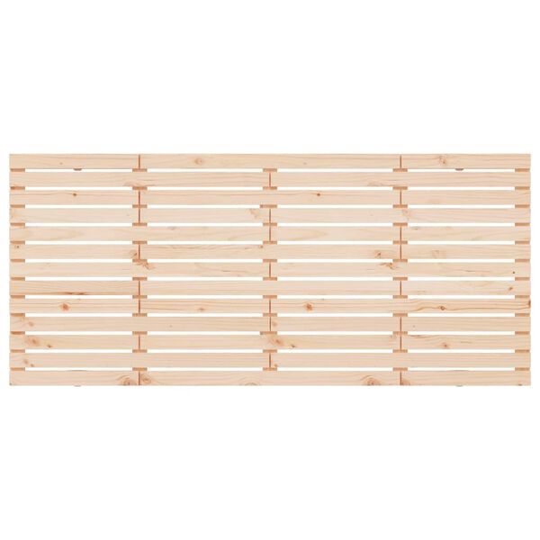 vidaXL T&ecirc;te de lit murale 166x3x91,5 cm Bois massif de pin