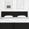 vidaXL T&ecirc;te de lit LED Noir 200 cm Cuir synth&eacute;tique