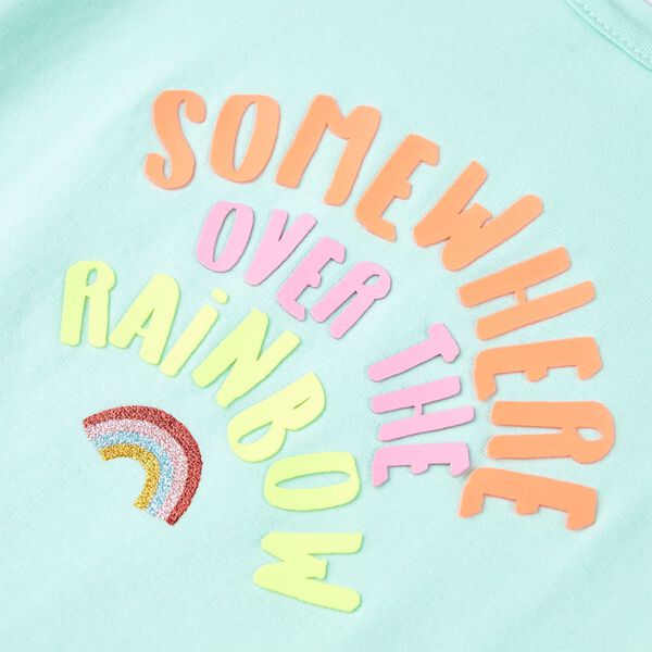 T-shirt pour enfants aqua clair 140