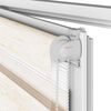 vidaXL Store z&egrave;bre beige marbr&eacute; largeur du tissu 35,9 cm polyester