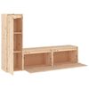 vidaXL Meubles TV 3 pcs Bois massif de pin