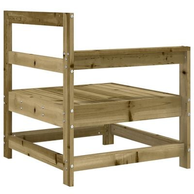 vidaXL Canapés d'angle de jardin 2 pcs bois de pin imprégné