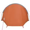 vidaXL Tente de camping tunnel 4 personnes orange imperméable