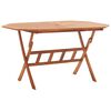 vidaXL Table pliable de jardin 135 x 85 x 75 cm Bois d'acacia massif