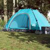 vidaXL Tente de camping 5 personnes bleu lib&eacute;ration rapide