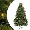 vidaXL Sapin de No&euml;l artificiel 270 cm 300 LED Blanc chaud Vert