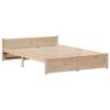 vidaXL Cadre de lit sans matelas 140x190 cm bois de pin massif
