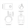 vidaXL Roulettes 12 pcs Noir 40,1 x 37,8 mm PP et Fer