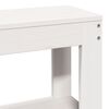 vidaXL Cadre de lit sans matelas blanc 120x200 cm bois de pin massif